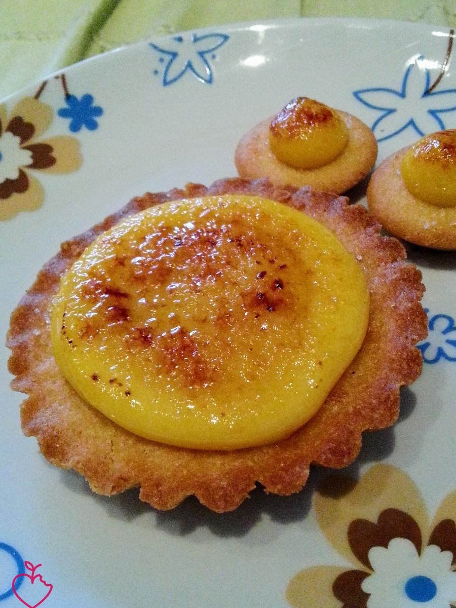 Crostatine al curd all'arancia