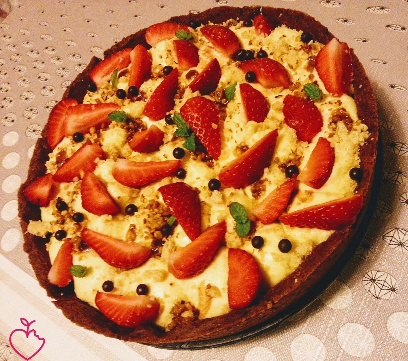 Crostata crema al limone e fragole