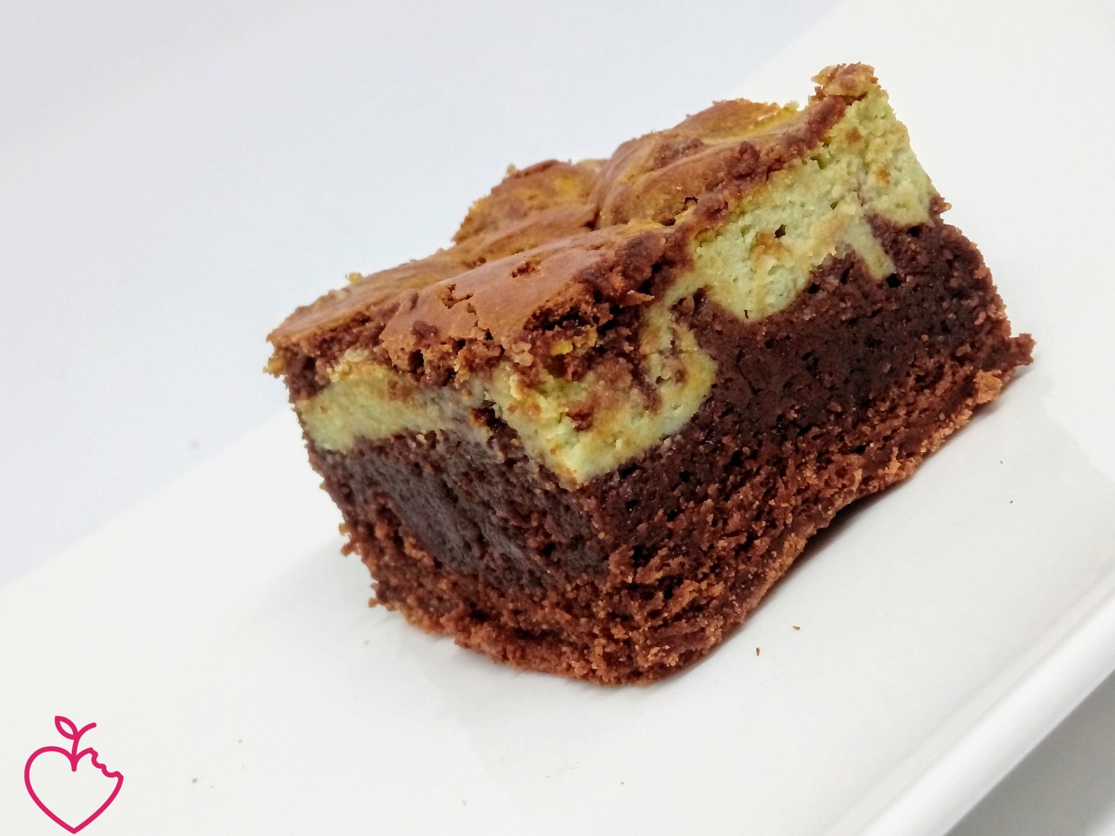 Brownies cheesecake al pistacchio