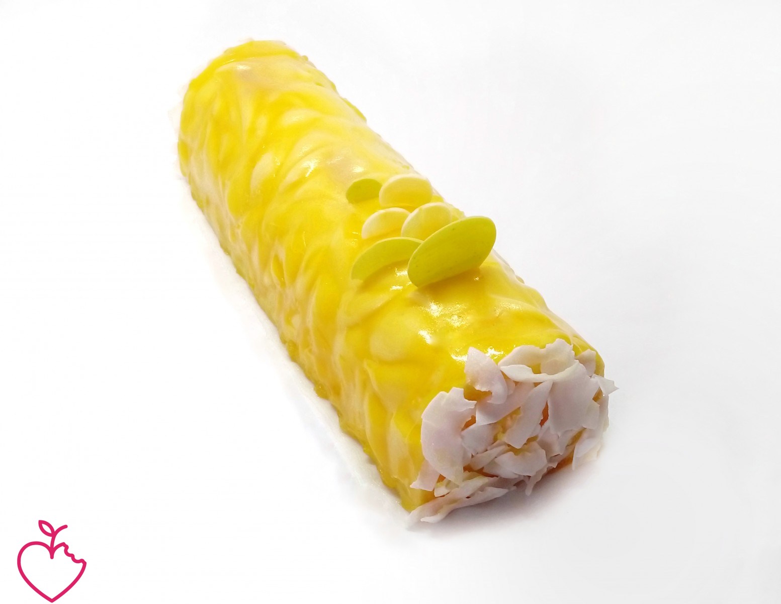 Tronchetto passione tropicale - Lime, banana e cioccolato bianco